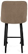 стул Даниэлла полубарный нога черная 600 (Т184 кофе с молоком)
