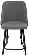 стул Даниэлла полубарный-мини нога черная 500 (Т180 светло-серый)
