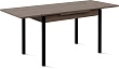 стол Милан-2 EVO 120х80 (+30+30) (ноги №4 металл графит) (дуб табако)