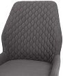 стул Тиволи полубарный нога черная 600 F47 (360°)  (Т180 светло-серый)