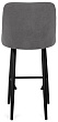 стул Даниэлла барный нога черная 700 (Т180 светло-серый)