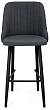стул Даниэлла барный нога черная 700 (Т177 графит)