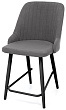 стул Даниэлла полубарный-мини нога черная 500 (Т180 светло-серый)