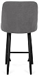 стул Даниэлла полубарный нога черная 600 (Т180 светло-серый)